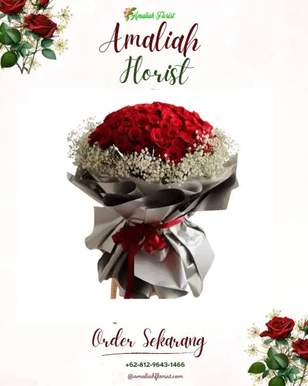 Buket Bunga Semampir